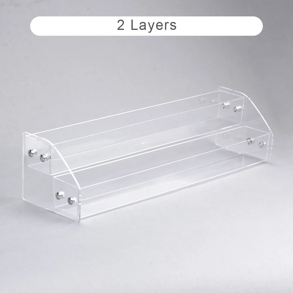 2 Layers 1 To 7 Tier Nail Polish Rack Nail Art Tools Acrylic Display Holder Manicure Stand Cosmetics Storage Makeup Organizer Equipment - Цвет: 2 Layers
