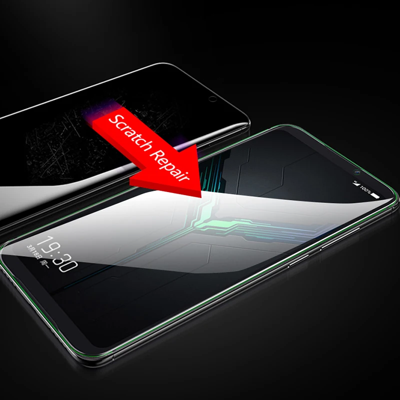 CHYI 3D изогнутая пленка для xiaomi black shark 2 Helo защита экрана полное покрытие нано Гидрогелевая пленка с инструментами не закаленное стекло