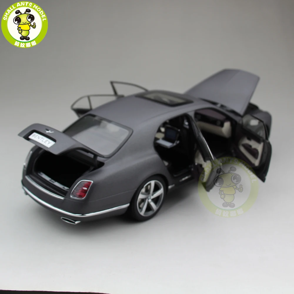 1/18 Kyosho Bentley Mulsanne скоростная литая металлическая модель автомобиля игрушка для мальчиков и девочек Коллекция подарков хобби матовый черный