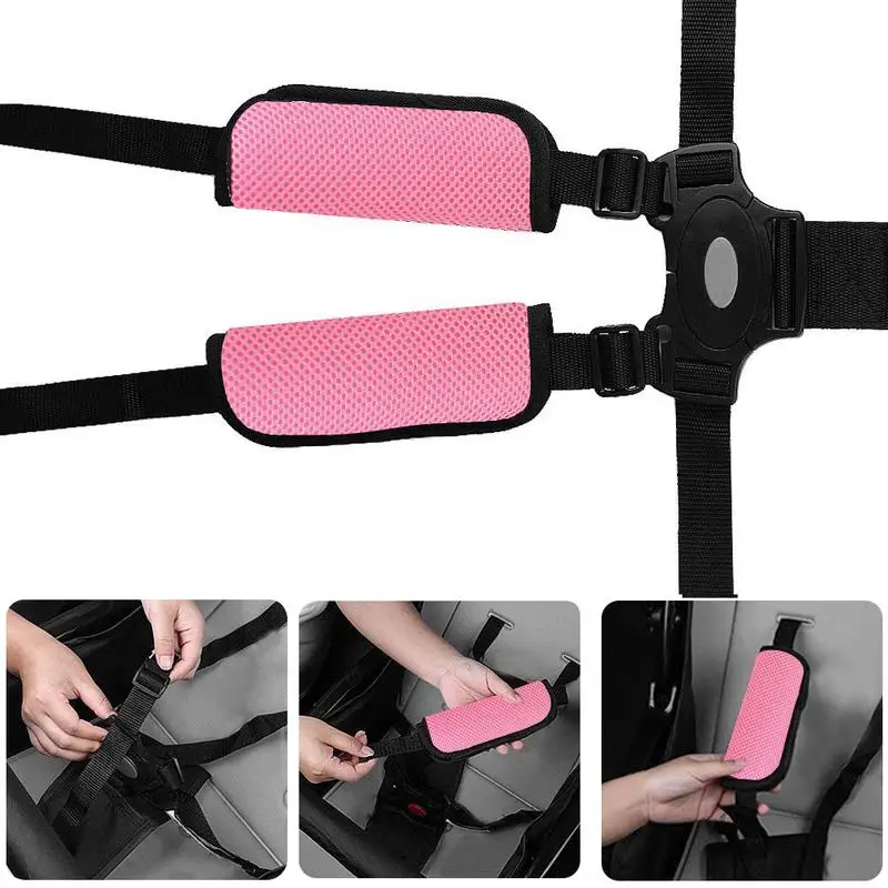 2 шт. автомобиль ребенок Безопасность сиденье ремень для стула крышка с наплечной
