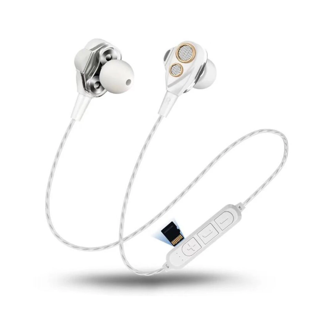 Беспроводные Bluetooth-наушники SMN-15 наушники с поддержкой TF-карты микрофоном для