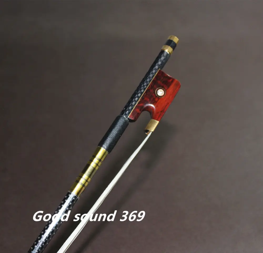 2 шт. абсолютно новый PRO light carbon fiber 4/4 Виолончель Лук медные детали белый конский