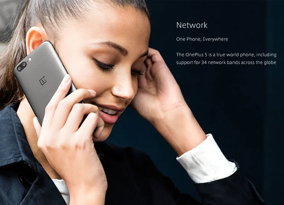 6 ГБ/8 ГБ ОЗУ 64 Гб/128 Гб ПЗУ Oneplus 5 4G Смартфон Snapdragon 835 Восьмиядерный 5," отпечаток пальца NFC мобильный телефон Android