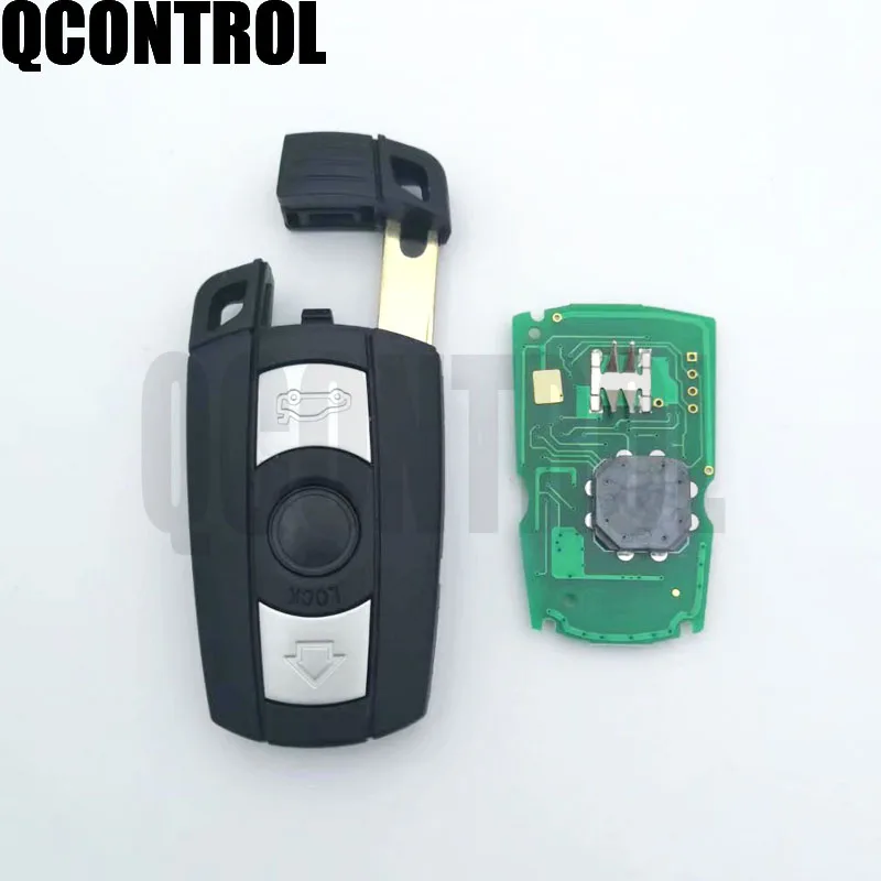 QCONTROL дистанционный смарт ключ без ключа для BMW 1/3/5 серии CAS3 868MHz X5 X6 Z4 с чипом