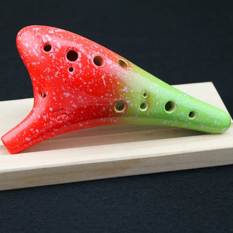 12 отверстий 16 цветов Ocarina Star Series круглая головка Alto C музыкальный инструмент для