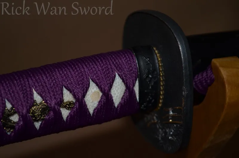 Японский самурайский меч T10 острый ручной работы кованый полностью обработанный