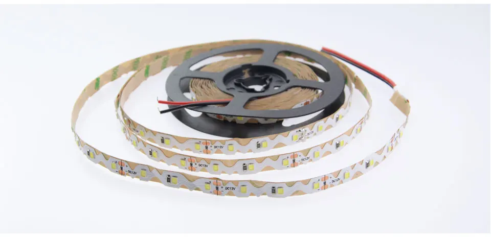 AmmToo SMD 2835 Светодиодная лента светильник 300 светодиодов 5 м случайная складка светодиодный ленточный светильник s DC 12 В не водонепроницаемый декоративный светильник ings для помещений