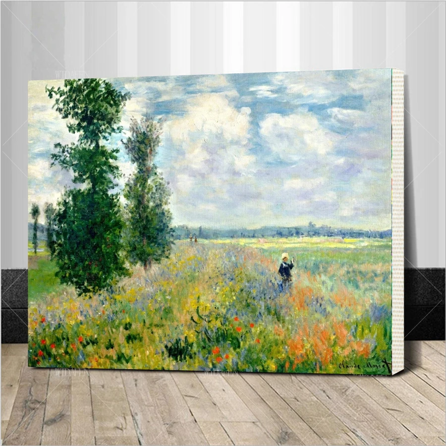 

Diy oil painting Monet Water Lilies coloring by numbers wall art digital paint modular framed