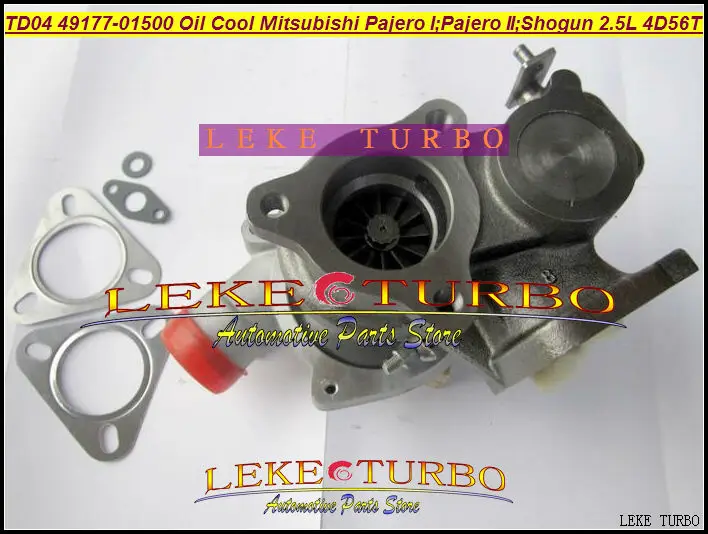ТД04 49177-01501 4917701501 Турбокомпрессор с масляным охлаждением для Mitsubishi Pajero I 1986-90 II 90-91