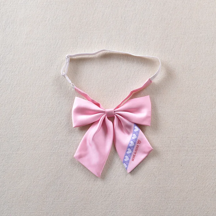 Сердца и буквы Emboridery элегантный дизайн Для женщин Британский японская школьная