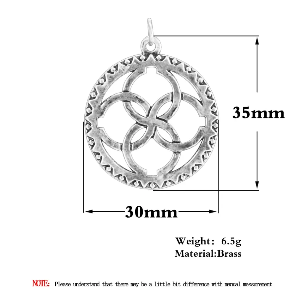 Сцепляющиеся круглые славянские подвески душа Бог руны ожерелье свадебные