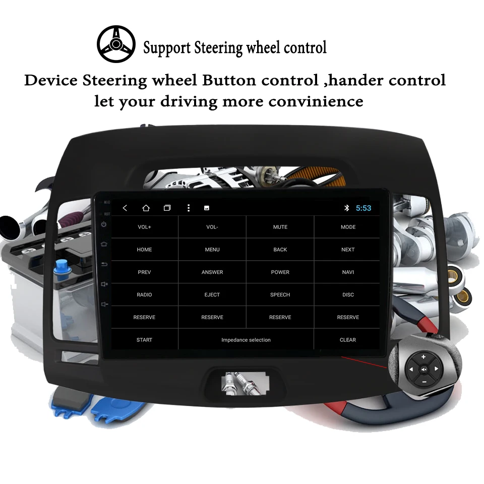 Автомобильный DVD-плеер 9 дюймов 8 ядер Android 10 0 ROM 128G gps-навигация Радио для Hyundai Elantra