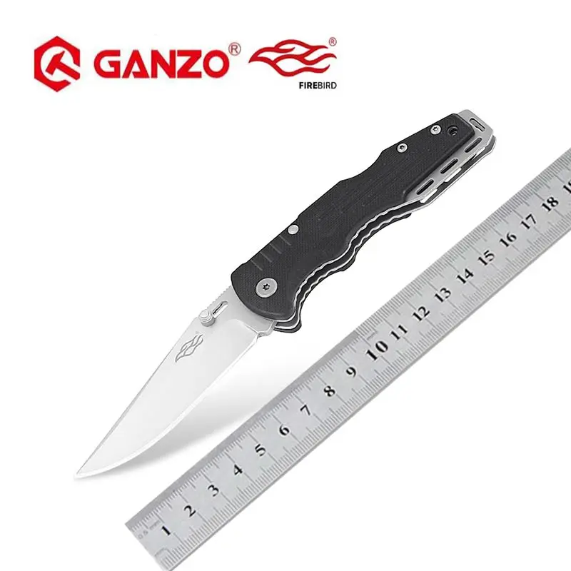 58 60HRC Ganzo F713M 440C лезвие G10 ручка EDC Складной Ножи выживания инструмент Отдых на