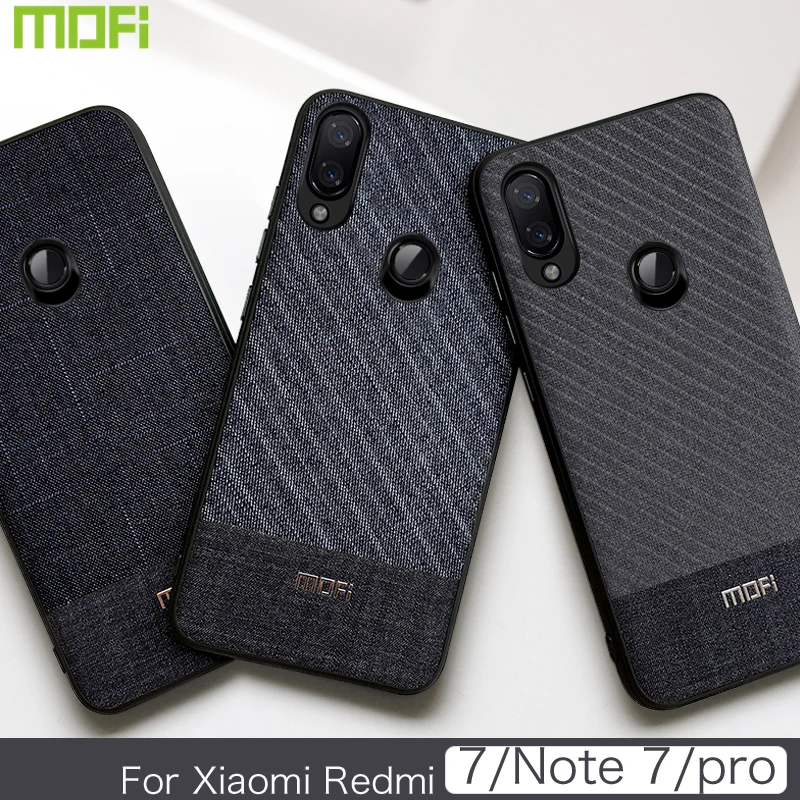Чехол для Redmi Note 7 Pro деловой чехол Mofi Xiaomi накладка ручной работы джентльмена