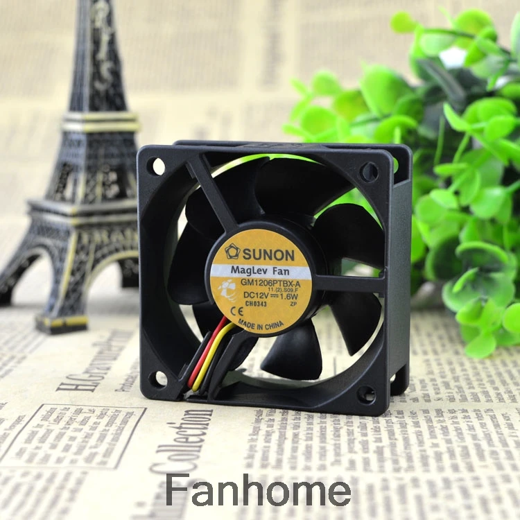 For Jianzhun GM1206PTBX-A 12V1.6W 6CM 6025 ultra-quiet power supply chassis cooling fan | Компьютеры и офис