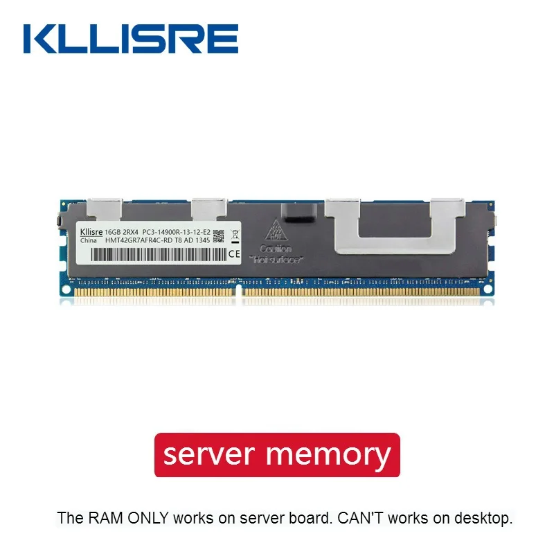 Kllisre DDR3 4 ГБ 8 ГБ 16 ГБ 32 ГБ ECC Серверная память 1333 1600 1866 МГц dimm REG ram поддерживает материнскую плату X58 X79