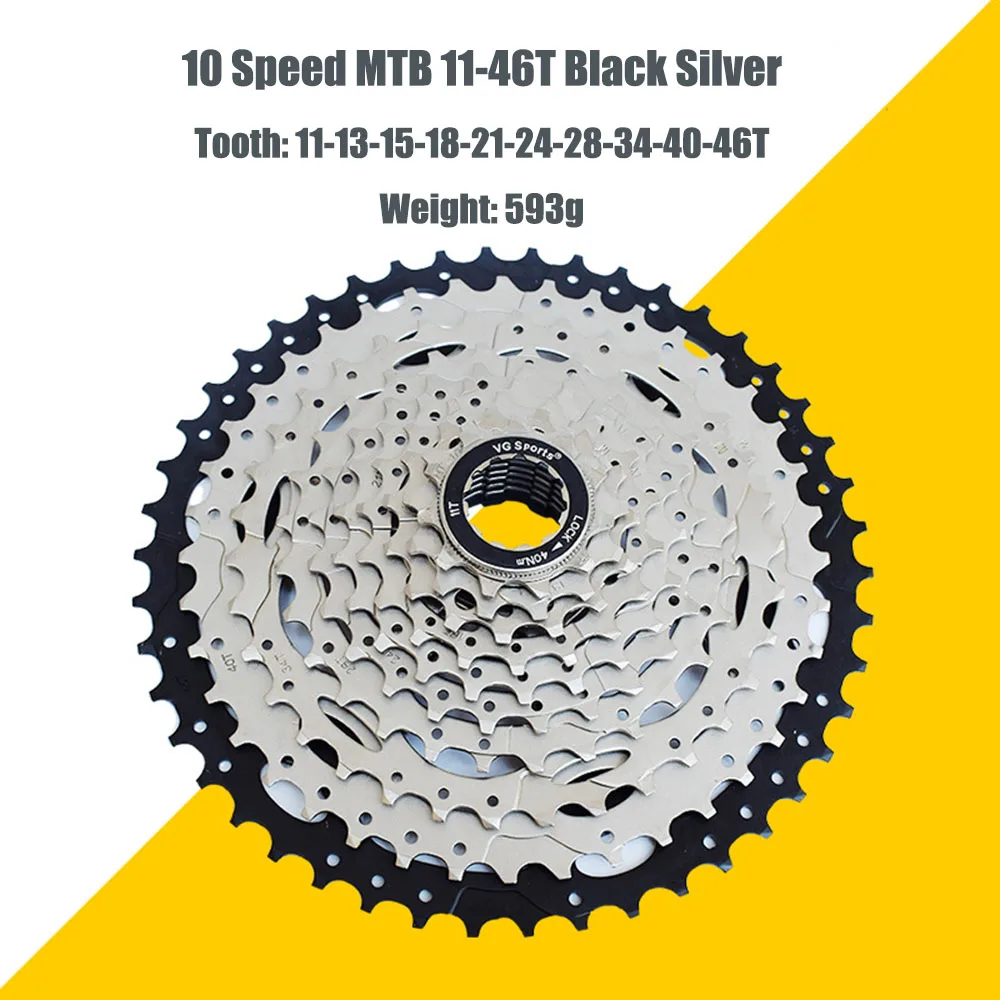 Велосипед MTB Freewheel 10 скоростей 11-32 T/36 T/40 T/42 T/46 T/50 T SRAM дорожный велосипед кассета маховик 10 V cog cdg VG Sports