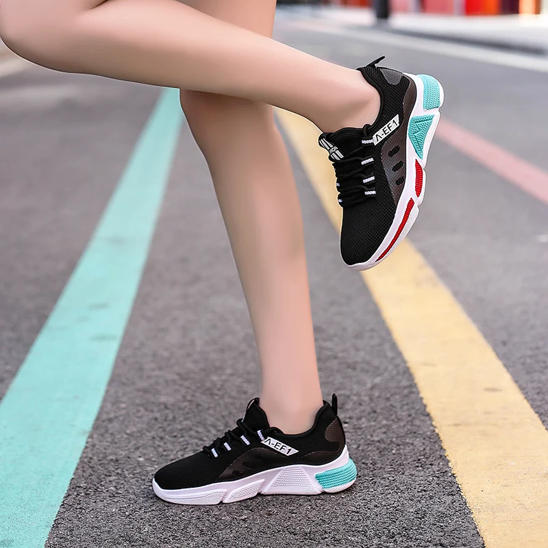 New Women Sneakers Breathable Women's Running Shoes Comfortable Outdoor Sport Jogging Athletic Ladies Trainers | Спорт и