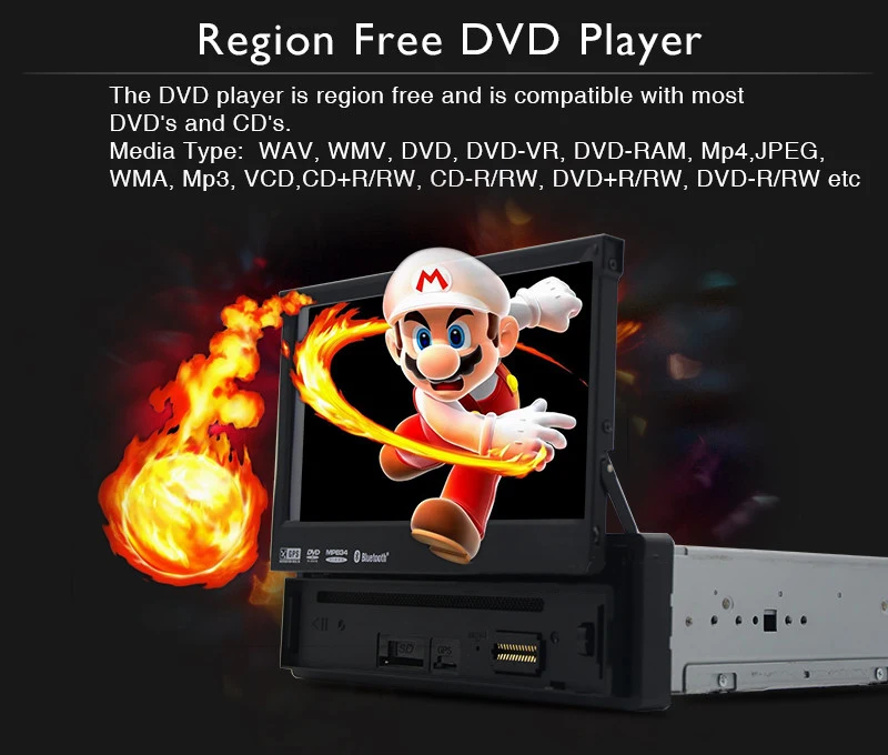 Музыкальный один din Авто Радио автомобильный DVD плеер навигация Авторадио GPS