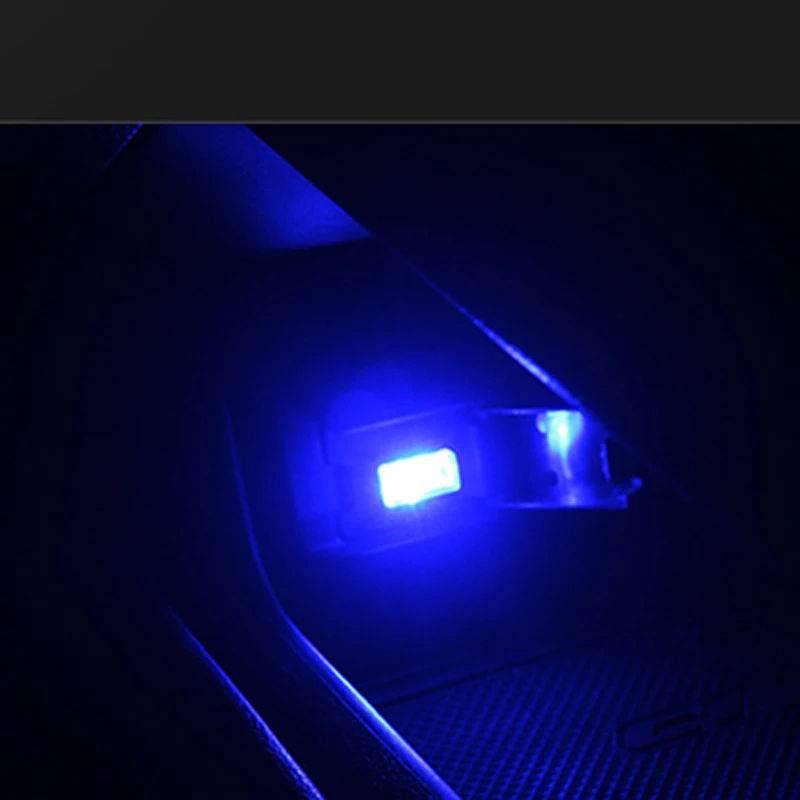 1 шт. автомобильный Стайлинг USB атмосферный светодиодный свет Автомобильные
