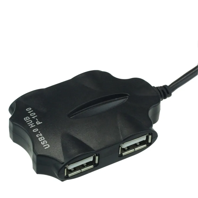 Лучшая цена 1 м 4 портовый концентратор Высокоскоростной USB 2 0 разветвитель