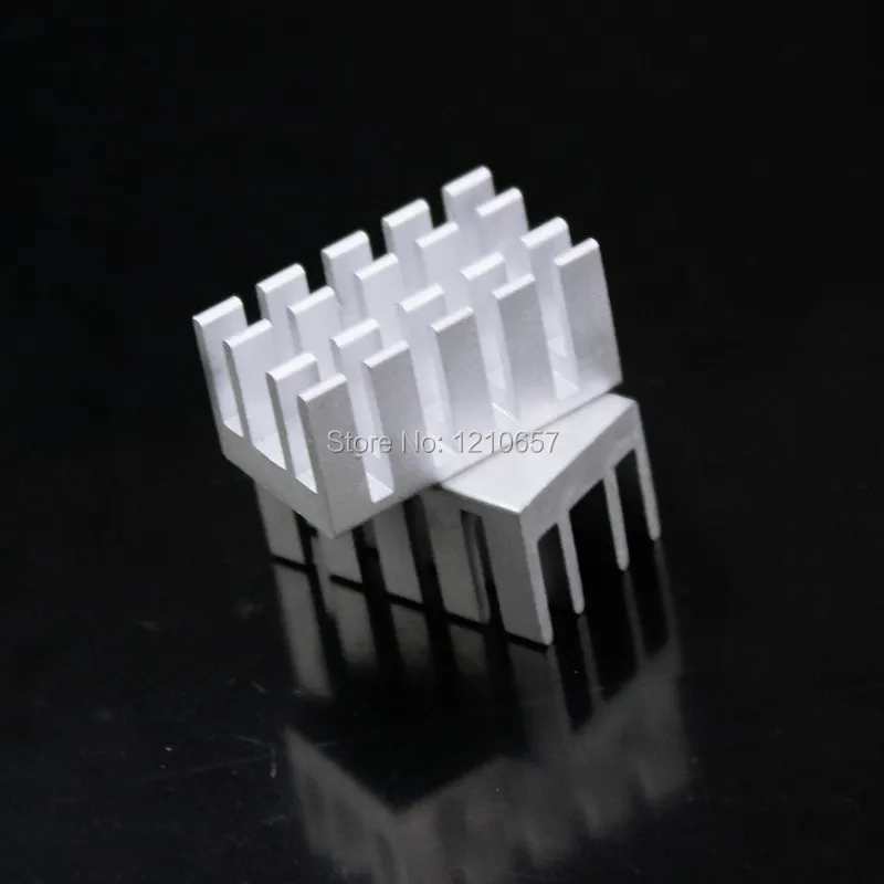 500 штук в партии алюминиевый радиатор кулер печатная плата охлаждающий плавник