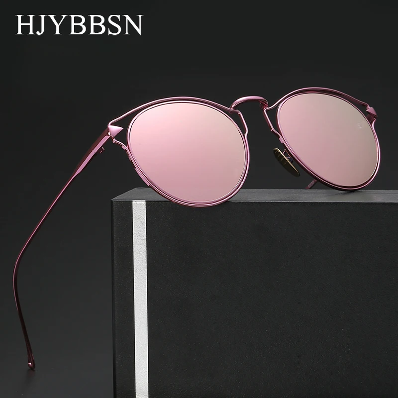 Круглые солнечные очки HJYBBSN женские брендовые дизайнерские солнцезащитные