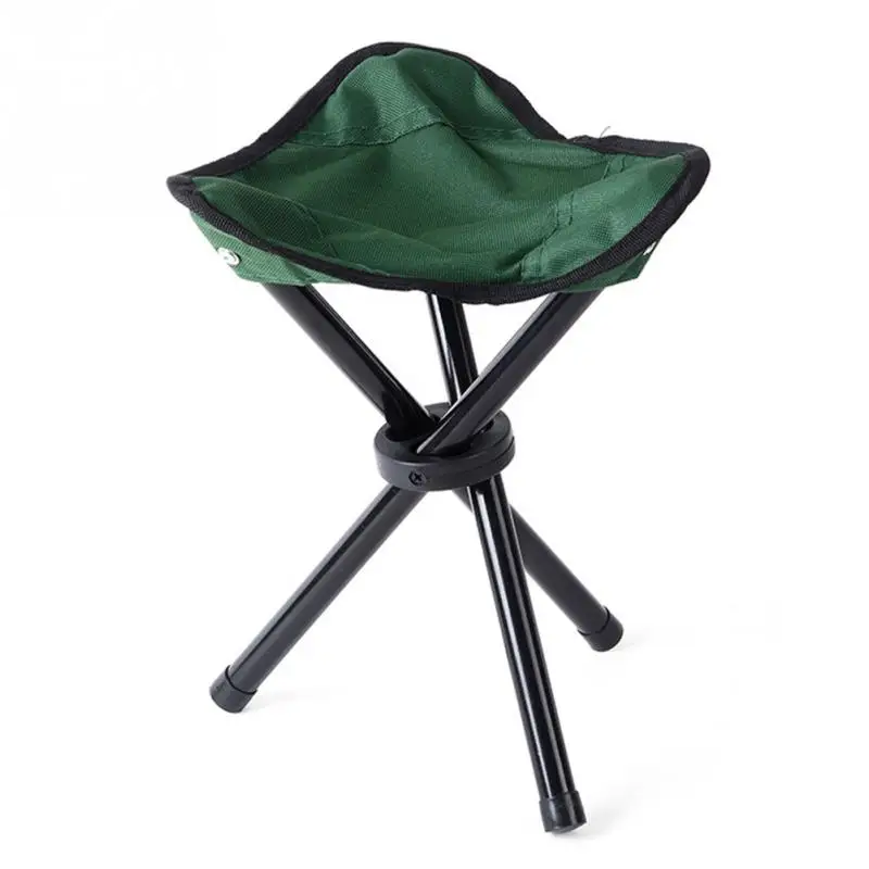 Портативный Малый трехногий стул складной рыбалка уличная Парковая