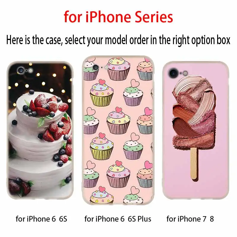 Симпатичные Силиконовые мягкие чехлы для iPhone 11 12 Pro X XS Max XR 6 6S 7 8 Plus 5 Mini SE 2020 вкусная