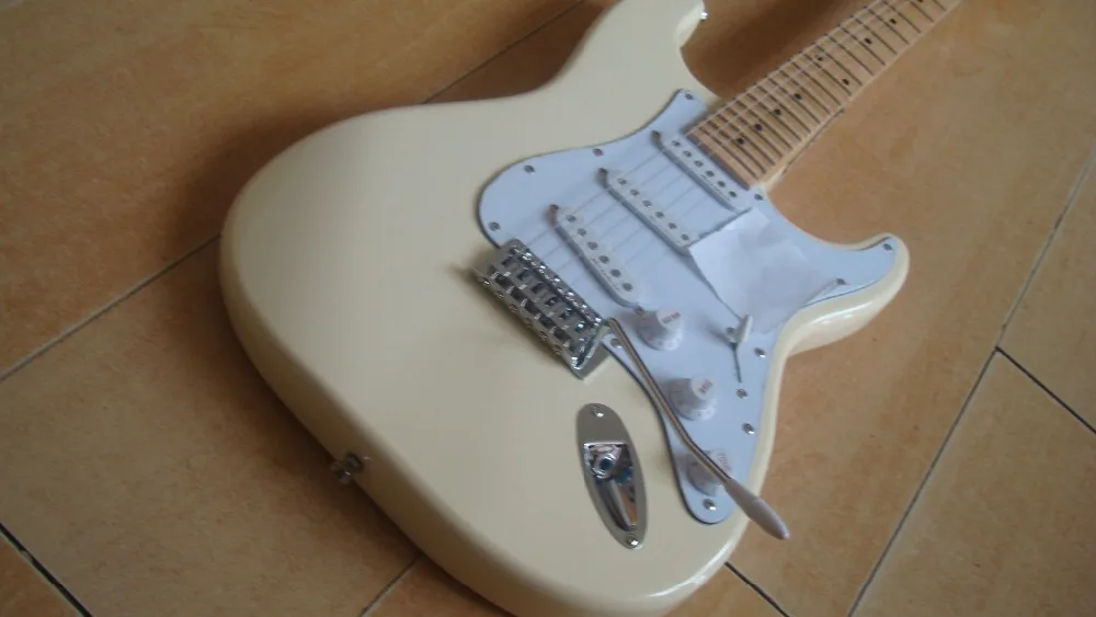 Новый 24 лада пользовательский магазин Yngwie Malmsteen зубчатая Fretboard электрическая