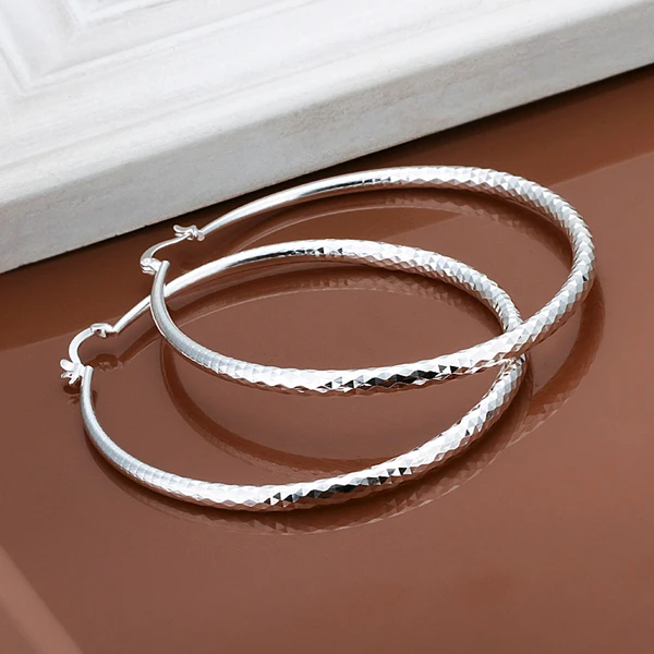 925 Стерлинговое серебро ювелирные изделия серебряные серьги кольца Горячая