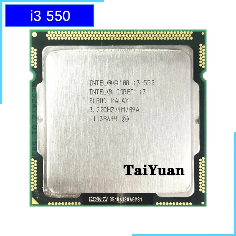Двухъядерный процессор Intel Core i3 550 3 2 ГГц 4 Мб 73 Вт LGA 1156|Процессоры| |