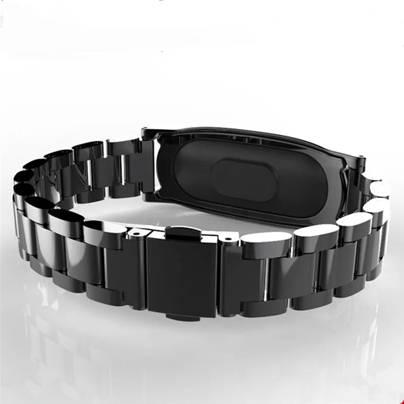 Adjustable Metal Strap For Mi Band 2 Bracelet Luxury Magnet Stainless Steel Watch Wrist Xiaomi 40NT27 | Электроника