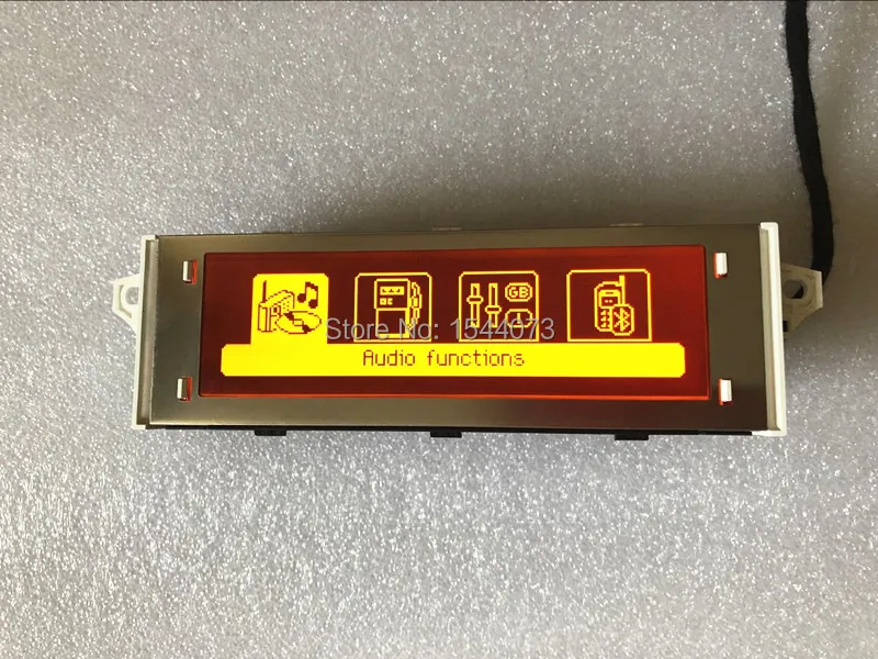 Горячая Распродажа Автомобильный красный экран Поддержка USB Bluetooth французский английский 4 меню дисплей монитор 12 pin для peugeot 307 407 408 citroen C4 C5