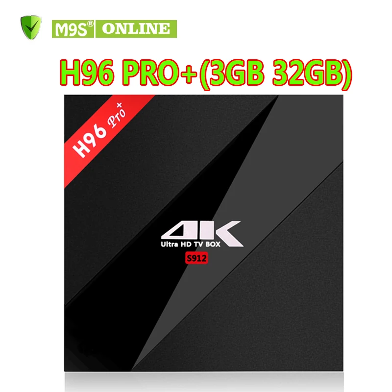 H96 Pro+ Android 7.1 Tv Box Amlogic S912 Octa-core 3G 32G 2.4G 5.8G WIFI Bluetooth 4.1 Smart Set top box A3 Backlit Air Mouse |