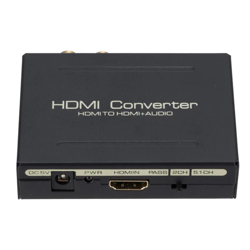 HD 1080P HDMI в HDMI Оптический SPDIF RCA L/R экстрактор конвертер аудио сплиттер Hdmi конвертер адаптер для PS3 компьютера HDTV