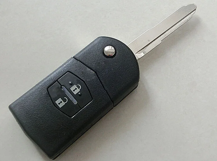 Складной дистанционный ключ с 2 кнопками/3 кнопками для Mazda M5 M2 Demio M3 M6 бесключевым
