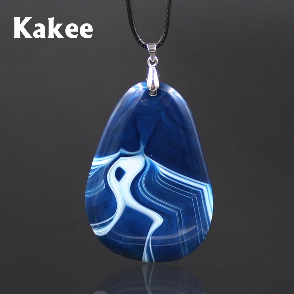 Женское Ожерелье с натуральным полукамнем Kakee ожерелье необработанные Агаты