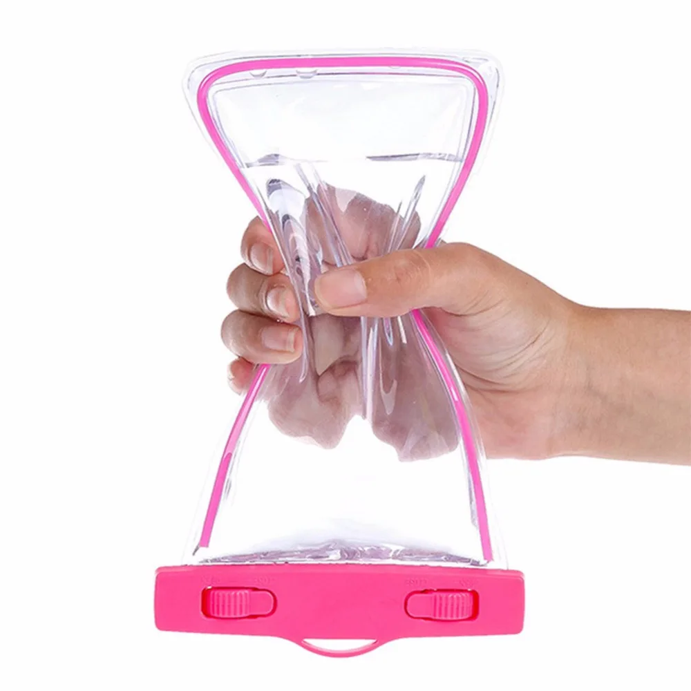 

Mounchain PVC Dry Transparent Pouch Waterproof Cell Phone Case 6.0" Diagonal PVC Dry Bag for iPhone Samsung