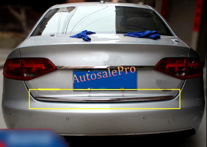 Накладка на заднюю крышку багажника из нержавеющей стали 1 шт. для Audi A4 B8 2013-2015 |