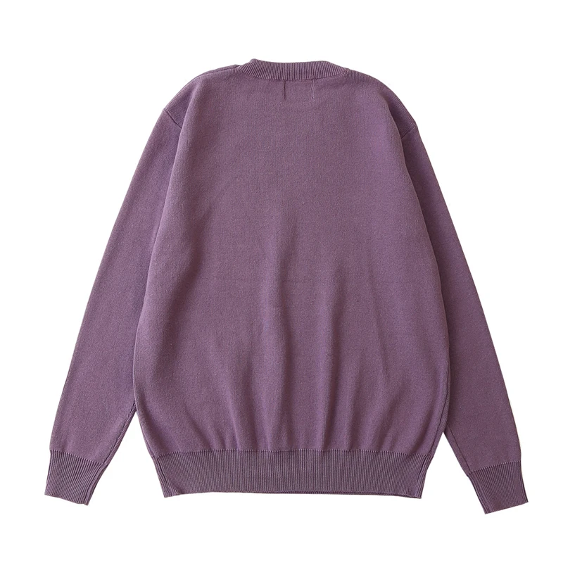 Spring New Women Cotton Pullover Sweaters Basic Autumn Knitted Tops Female Knitwear Cartoon Jacquard Preppy Style Casual | Женская