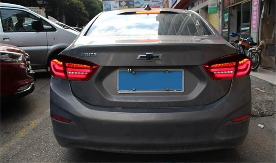 Видео Автомобильные задние фары для задний фонарь Chevrolet Cruze~ /2009 2013LED Cruze задний фонарь DRL+ тормоз парк поворота