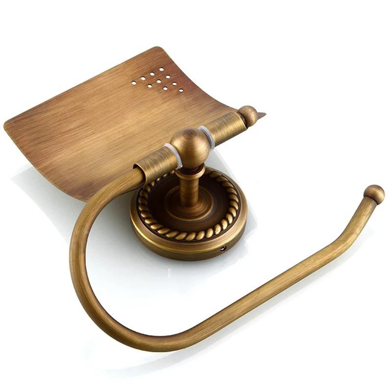 1 шт. латунная настенная туалетная бумага для ванной комнаты античный держатель