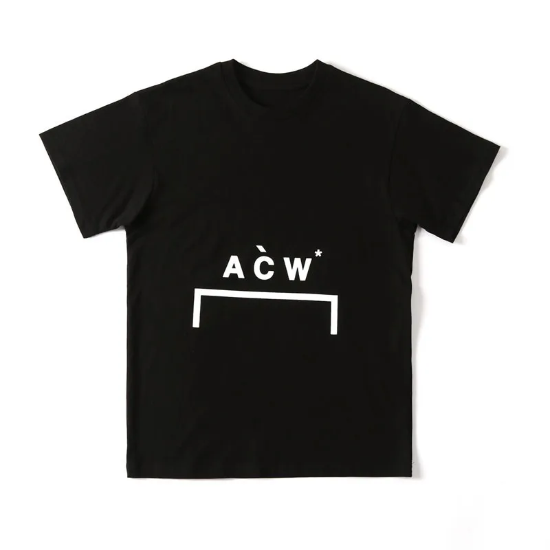 19SS ACW футболка с геометрическим принтом летняя уличная одежда рисунком хлопковая