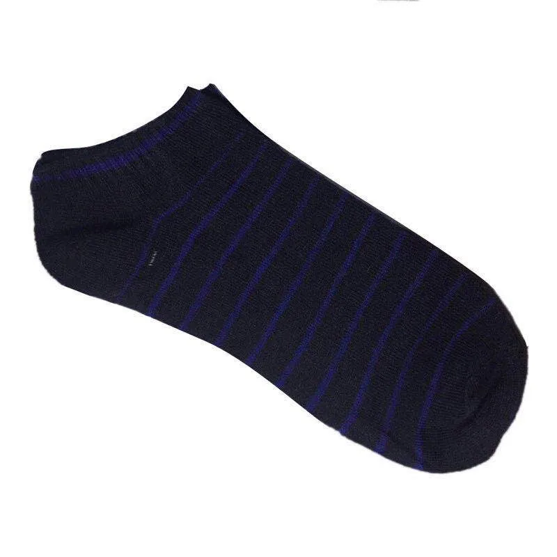 

1Pair Unisex Comfortable Stripe Cotton Sock Slippers Short Ankle Socks #30
