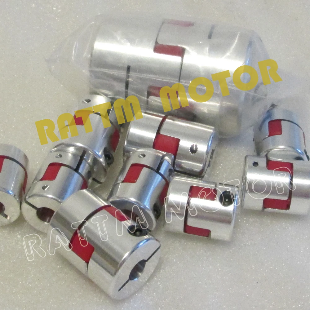 

3PCS 14x14mm D40 L50 CNC Flexible Jaw Spider Plum Coupling stepping motor coupling