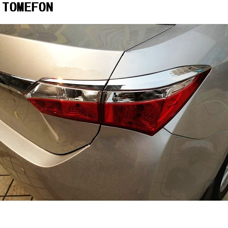 Для Toyota Corolla Altis E170 2013 2014 2015 2016 2017 ABS хромированный задний фонарь для автомобиля с