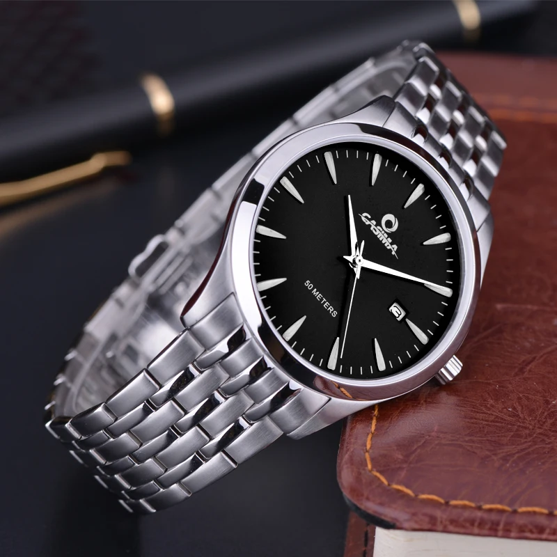 Часы CASIMA мужские/женские кварцевые роскошные брендовые водонепроницаемые