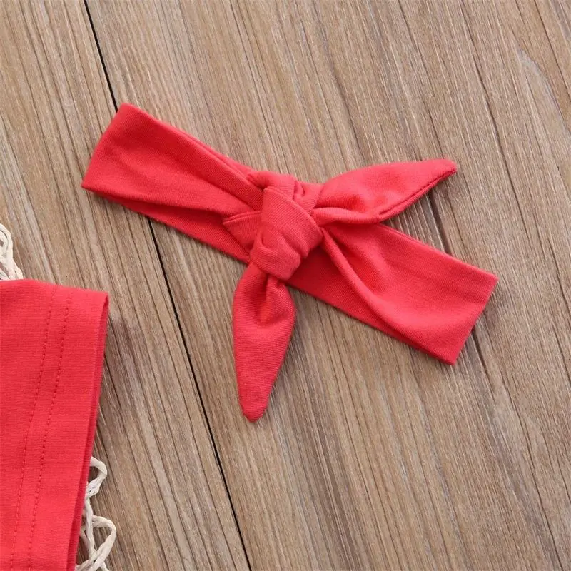 Комплекты из 3 предметов одежда для маленьких девочек футболки с короткими