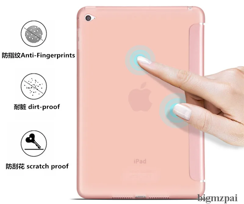 Силиконовый мягкий чехол из искусственной кожи для apple i pad mini 4 чехол смарт-подставка для планшетов Funda для iPad mini 4 7,9 дюймов Чехлы Coque